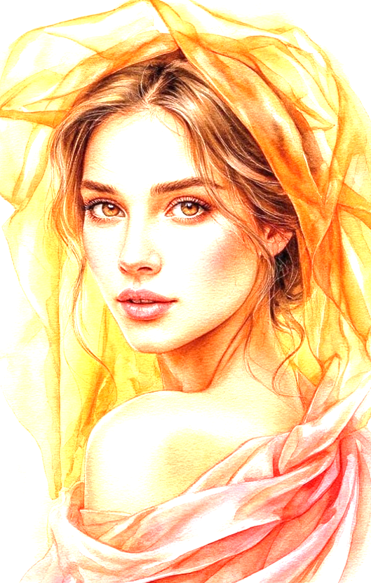 Rose aquarelle BABE